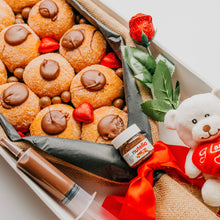 Load image into Gallery viewer, Nutella Lovers Bouquet + Bear + Heart Balloon
