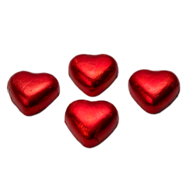 4 Chocolate Hearts